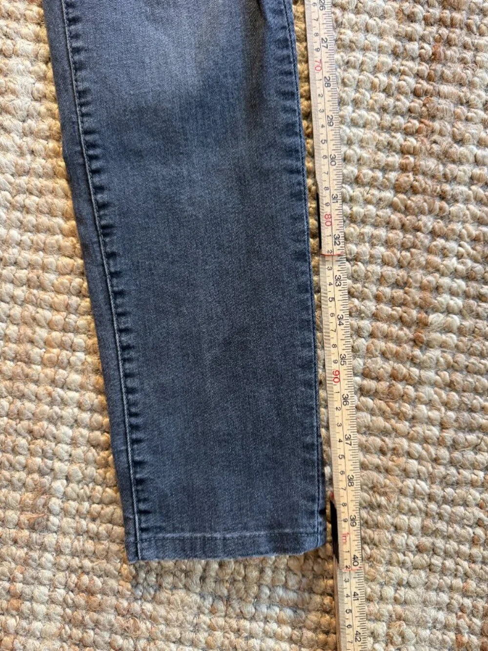 True Religion Tony Skinny Distressed Washed Black Jeans Mens Size 33